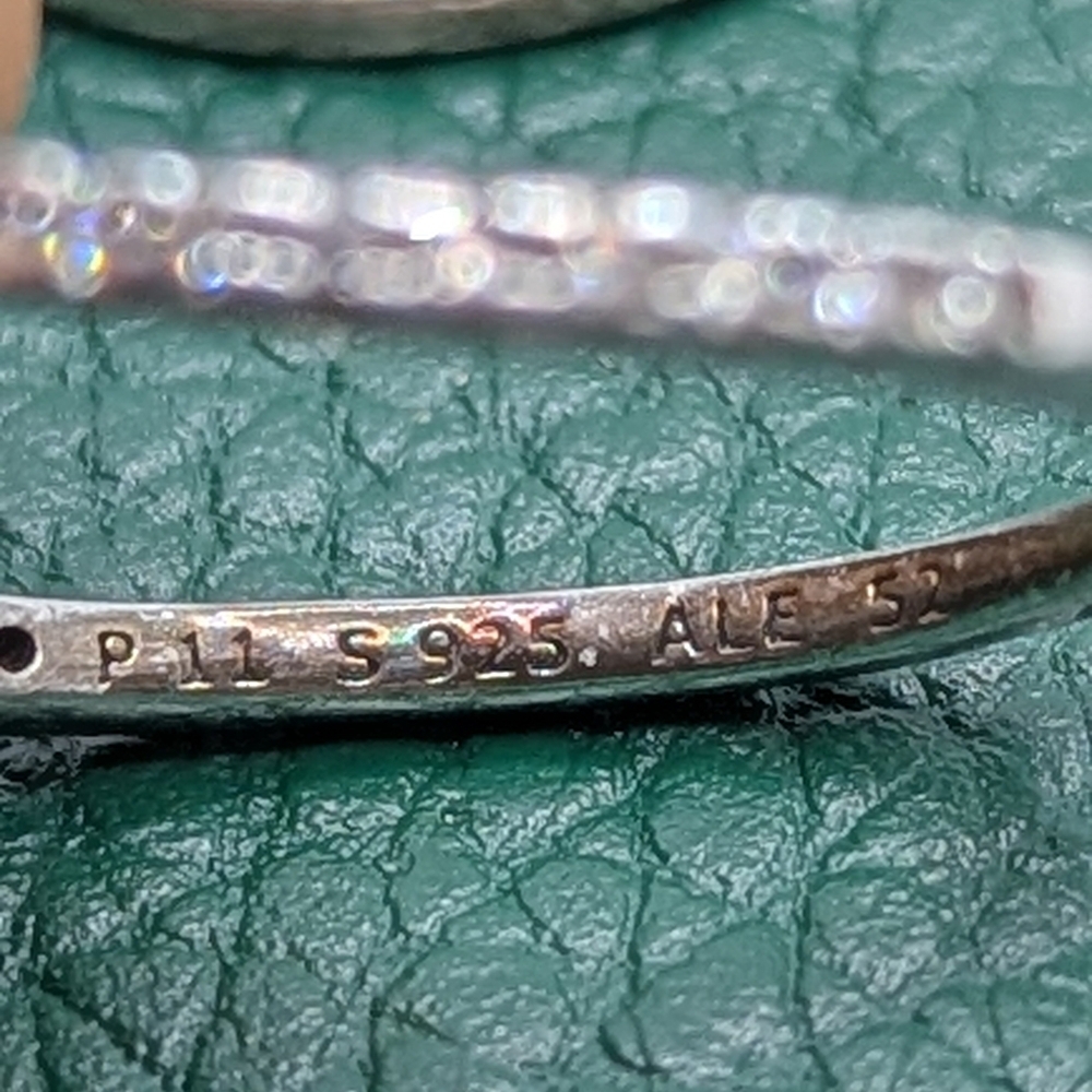 ✨ Authentic Pandora Wishbone Stacking Ring Set ✨ - Picture 7 of 8